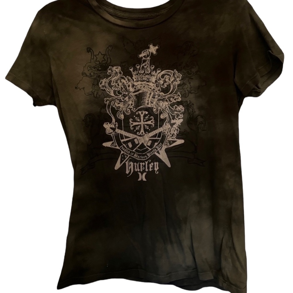 Express Army green T-shirt with Coat of arms motif